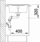Размеры Схема чертеж 2  blanco metra xl 6 s