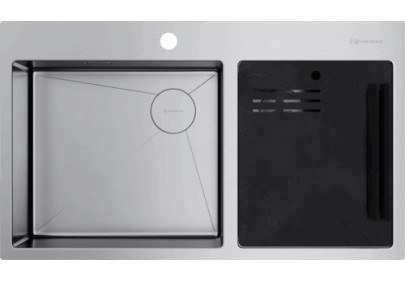 Мойка для кухни Omoikiri Akisame 86-2-IN Side