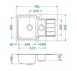 Врезная / в один уровень, Артикул: 1085960 +6 734 ₽